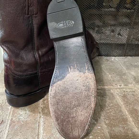 Luchesse 2000 Goat Skin & Smooth Ostrich Roper Vintage Boots - Picture 14 of 16